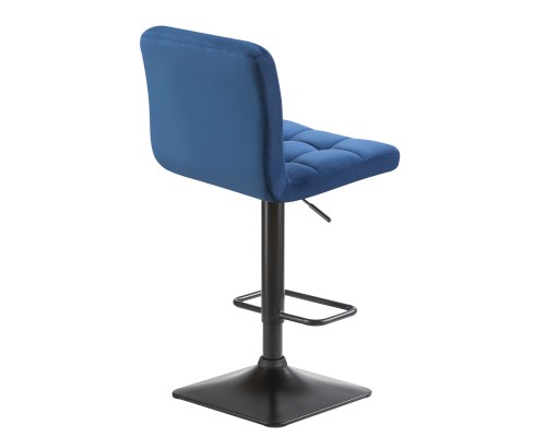 Набор 2 шт Стул барный DOBRIN DOMINIC, синий велюр (MJ9-117)