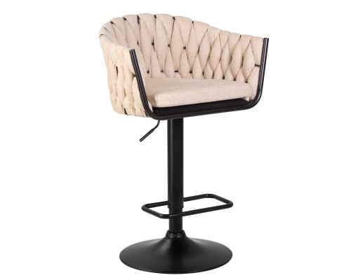 Набор 2 шт Стул барный DOBRIN LEON, бежевая ткань (LAR 275-1)