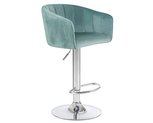 Стул барный DOBRIN DARCY, мятный велюр (1922-8)