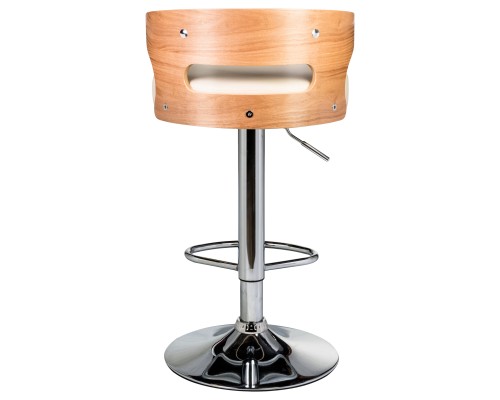 Набор 2 шт Стул барный DOBRIN FRED, натуральное дерево, кремовый