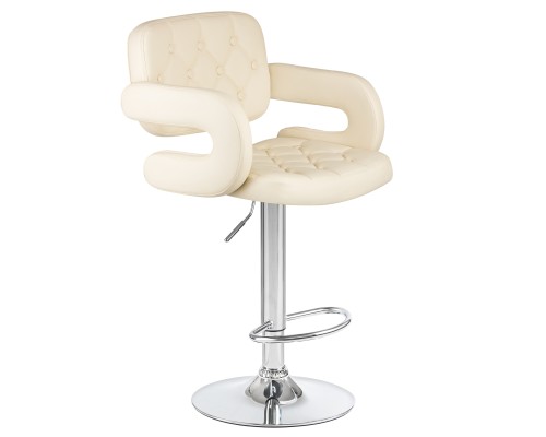Набор 2 шт Стул барный DOBRIN TIESTO, кремовый