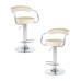 Набор 2 шт Стул барный DOBRIN MARTA, кремовый
