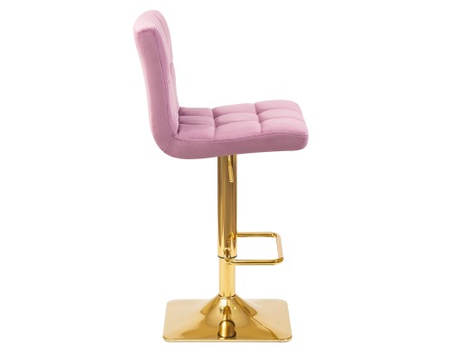 Набор 2 шт Стул барный DOBRIN GOLDIE, пудрово-сиреневый велюр (MJ9-52)