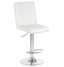 Стул барный DOBRIN KRUGER, белый