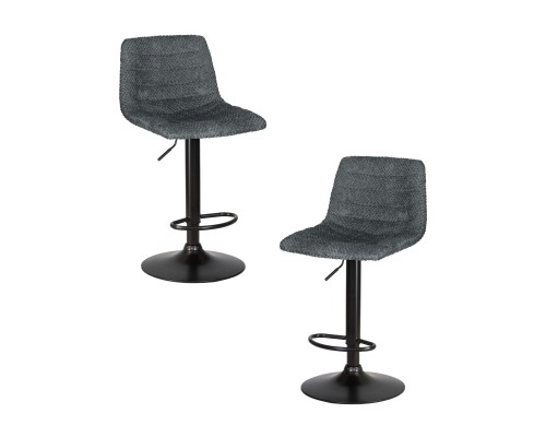 Набор 2 шт Стул барный DOBRIN TRAVIS, серый (VIVALDI15)