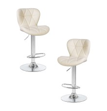 Набор 2 шт Стул барный DOBRIN BARNY, кремовый