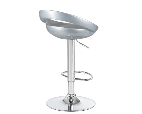 Стул барный DOBRIN DISCO, серебряный