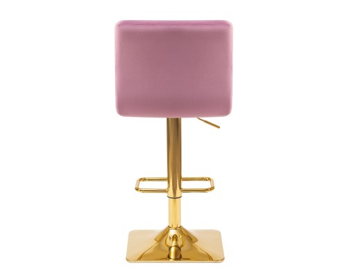 Набор 2 шт Стул барный DOBRIN GOLDIE, пудрово-сиреневый велюр (MJ9-52)