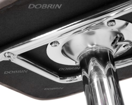 Стул барный DOBRIN CHARLY, серый велюр (MJ9-75)