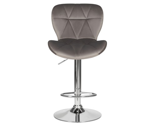 Набор 2 шт Стул барный DOBRIN BARNY, серый велюр (MJ9-75)