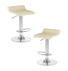 Набор 2 шт Стул барный DOBRIN TOMMY, кремовый