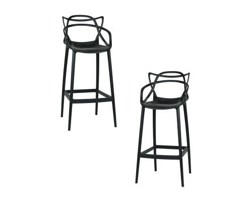 Набор 2 шт Стул барный DOBRIN MASTERS BAR, чёрный (B-03)