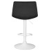 Стул барный DOBRIN TAILOR WHITE, черный велюр (MJ9-101)