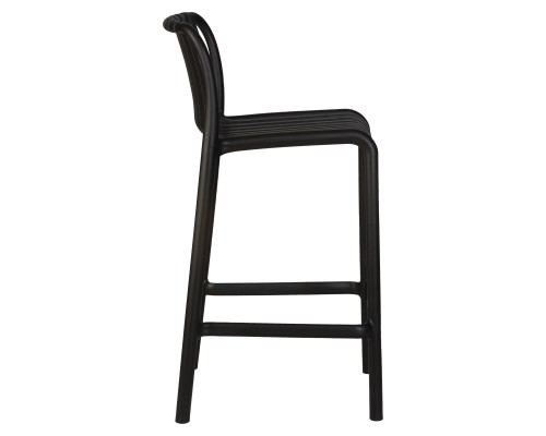Набор 4 шт Стул полубарный DOBRIN CHLOE, черный