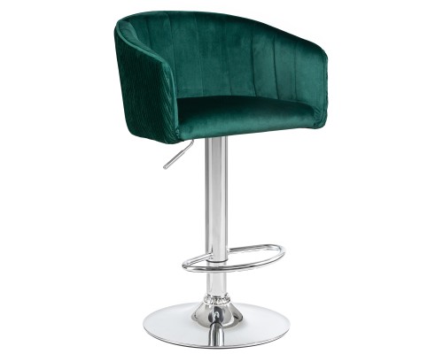 Стул барный DOBRIN DARCY, зеленый велюр (1922-9)