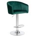 Стул барный DOBRIN DARCY, зеленый велюр (1922-9)