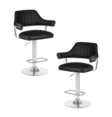 Набор 2 шт Стул барный DOBRIN CHARLY, чёрный