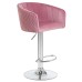 Стул барный DOBRIN DARCY, розовый велюр (1922-16)