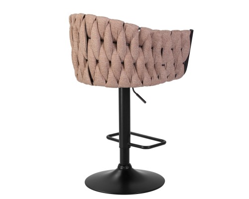 Набор 2 шт Стул барный DOBRIN LEON, коричневая ткань (LAR 275-3)