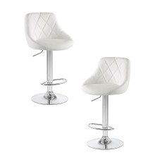 Набор 2 шт Стул барный DOBRIN LOGAN, белый
