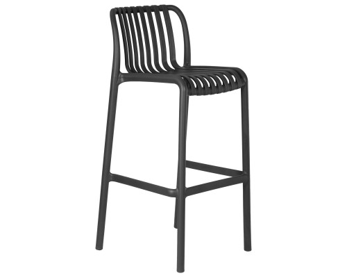 Набор 4 шт Стул барный DOBRIN CHLOE BAR, темно-серый