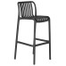Набор 4 шт Стул барный DOBRIN CHLOE BAR, темно-серый
