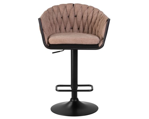 Набор 2 шт Стул барный DOBRIN LEON, коричневая ткань (LAR 275-3)