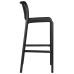 Набор 4 шт Стул барный DOBRIN CHLOE BAR, черный