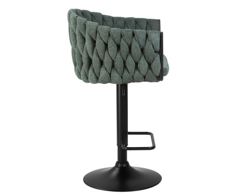 Набор 2 шт Стул барный DOBRIN LEON, зеленая ткань (LAR 275-23)