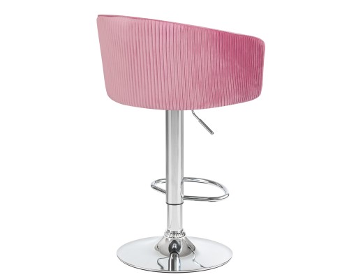 Стул барный DOBRIN DARCY, розовый велюр (1922-16)