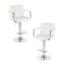 Набор 2 шт Стул барный DOBRIN KRUGER ARM, белый