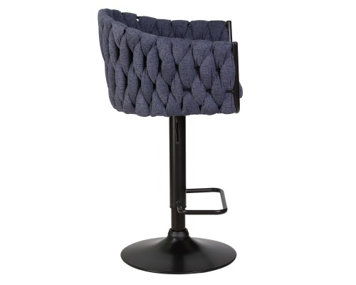 Набор 2 шт Стул барный DOBRIN LEON, синяя ткань (LAR-275-29)