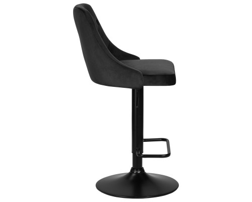 Стул барный DOBRIN JOSEPH BLACK, черный велюр (MJ9-101)