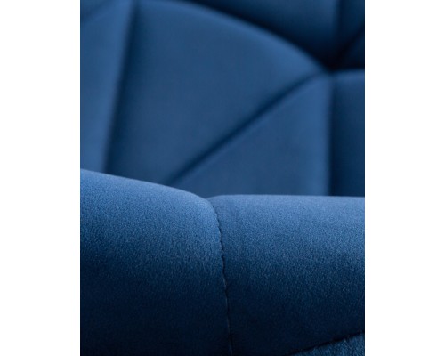 Набор 2 шт Стул барный DOBRIN BARNY, синий велюр (MJ9-117)