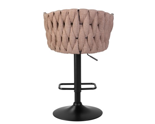 Набор 2 шт Стул барный DOBRIN LEON, коричневая ткань (LAR 275-3)