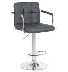 Стул барный DOBRIN KRUGER ARM, серый