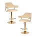 Набор 2 шт Стул барный DOBRIN CHARLY GOLD, бежевый велюр (MJ9-10)