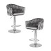 Набор 2 шт Стул барный DOBRIN MARCEL, серый велюр (MJ9-75)
