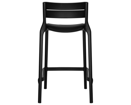 Набор 4 шт Стул полубарный DOBRIN NESSA, черный (B-03)