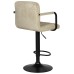 Набор 2 шт Стул барный DOBRIN KRUGER ARM BLACK, бежевый вельвет (LAR-E2041-04)