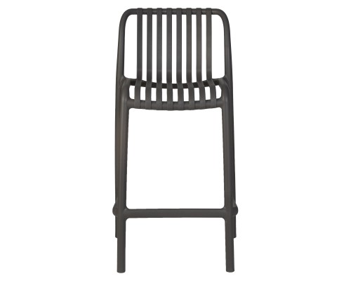 Набор 4 шт Стул полубарный DOBRIN CHLOE, темно-серый