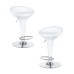 Набор 2 шт Стул барный DOBRIN BOMBA, белый