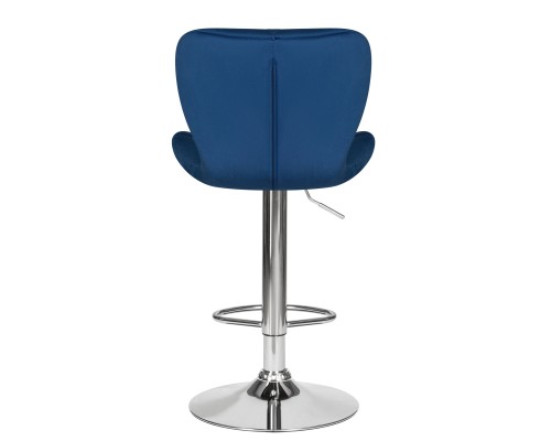 Набор 2 шт Стул барный DOBRIN BARNY, синий велюр (MJ9-117)