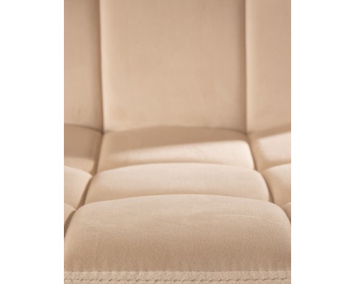 Набор 2 шт Стул барный DOBRIN KRUGER ARM, бежевый велюр (MJ9-10)