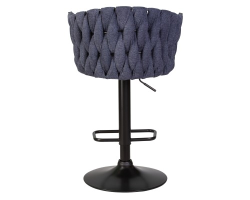 Набор 2 шт Стул барный DOBRIN LEON, синяя ткань (LAR-275-29)