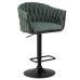 Набор 2 шт Стул барный DOBRIN LEON, зеленая ткань (LAR 275-23)