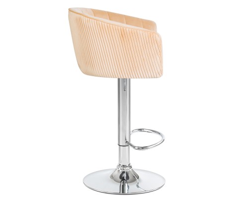 Стул барный DOBRIN DARCY, песочный велюр (1922-3)
