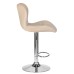 Набор 2 шт Стул барный DOBRIN BARNY, бежевый велюр (MJ9-10)