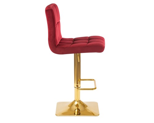 Стул барный DOBRIN GOLDIE, бордовый велюр (MJ9-43)