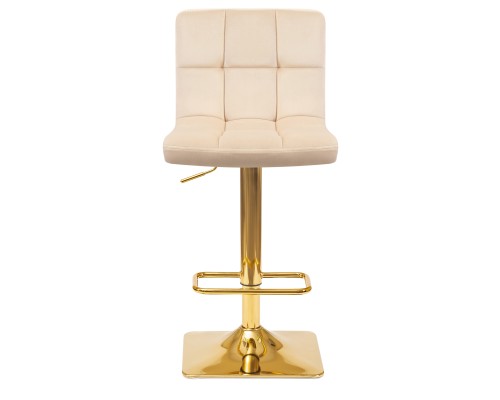 Набор 2 шт Стул барный DOBRIN GOLDIE, бежевый велюр (MJ9-10)